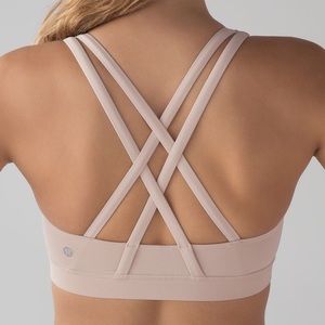 Size 2 EUC Faded Pink/Beige Lululemon Energy Bra